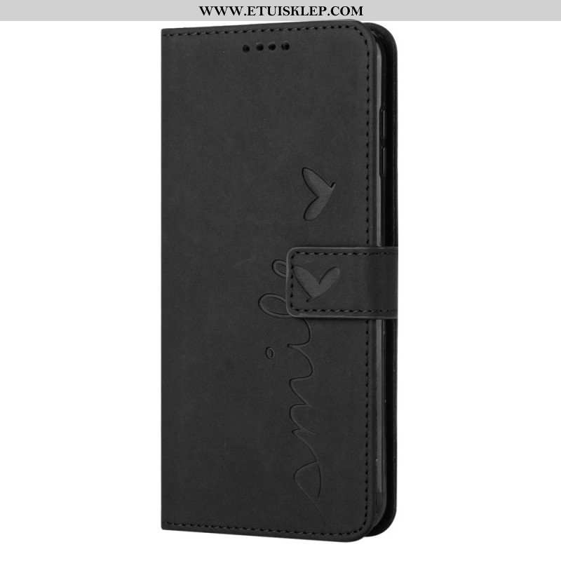 Etui Folio do iPhone 14 Uśmiech Ze Smyczą